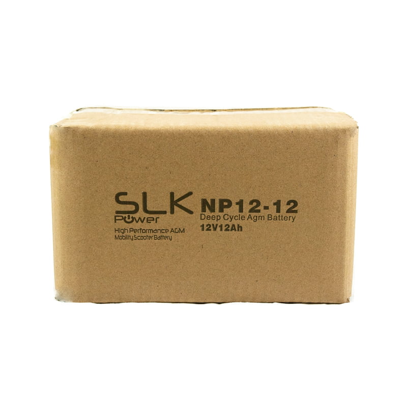 2 x 12v 12AH SLK AGM Mobility Scooter Batteries