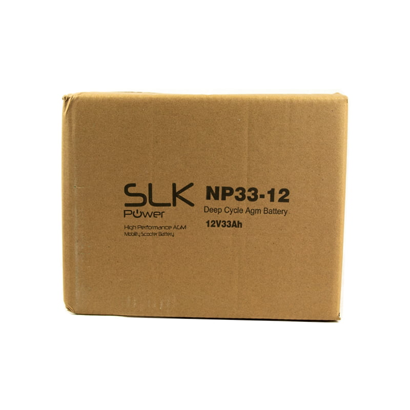 2 x 12v 33AH SLK AGM Mobility Scooter Batteries