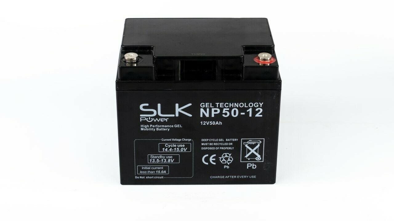 2 x 12v 50ah Gel Mobility Scooter Batteries