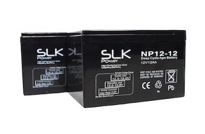 2x 12v 12Amp SLK Power Batteries
