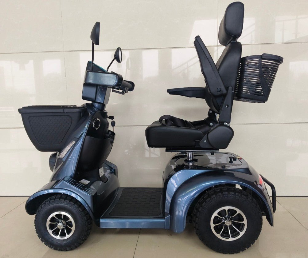 SLK Road King Heavy Duty Mobility Scooter - Blue