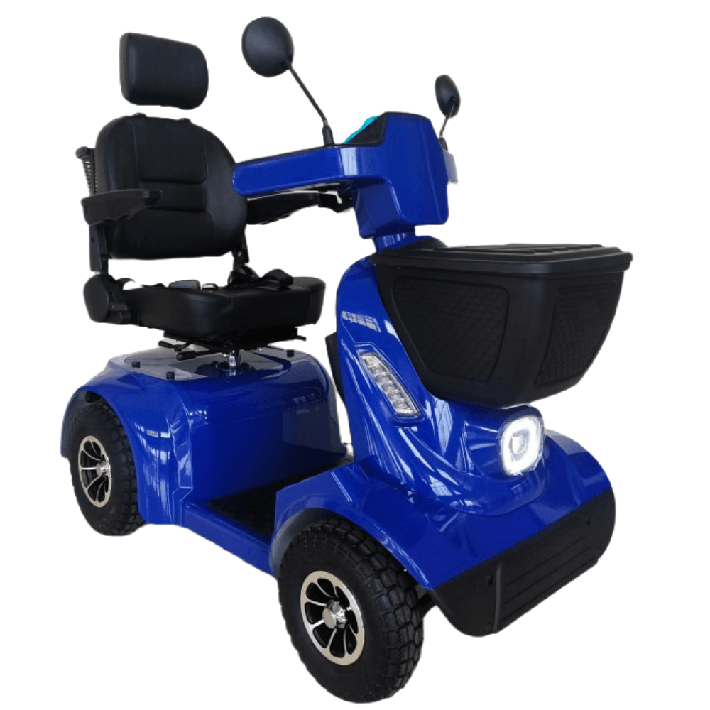 SLK Road King Heavy Duty Mobility Scooter - Blue